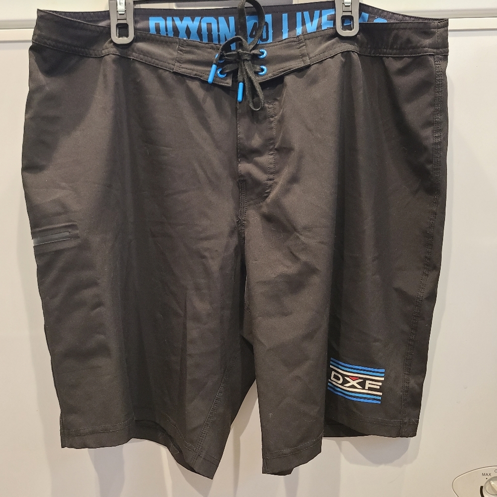 Dixxon Streamline Boardshort Mens Size 40 Sold Out Black 4 Way Stretch